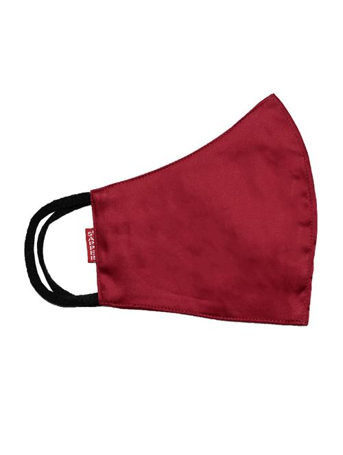red cotton solid men mask - 17733097 - Very Small Image - 1