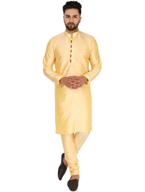 beige kurta pyjama ethnic wear set - 17733191 - Very Small Image - 1