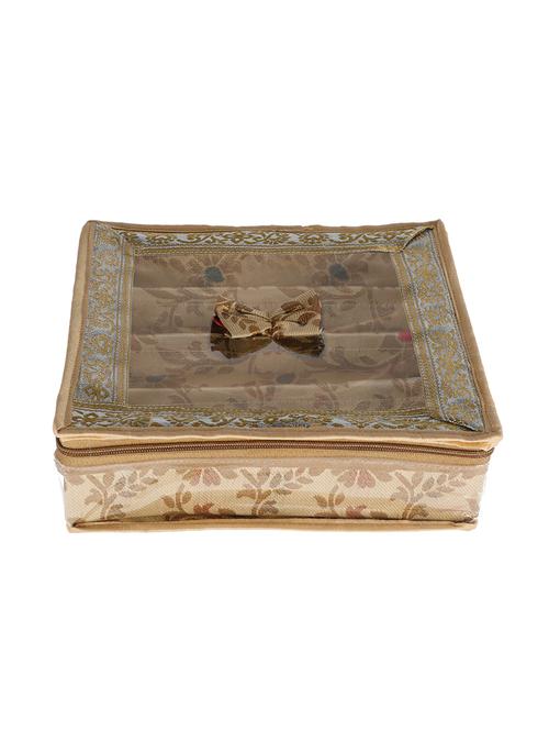 gold silk utility bag - 17734561 - Very Small Image - 1