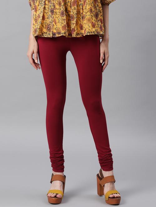 full length solid leggings - 17735199 - Very Small Image - 1