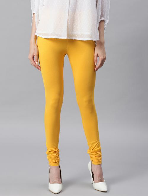 full length solid leggings - 17735201 - Very Small Image - 1