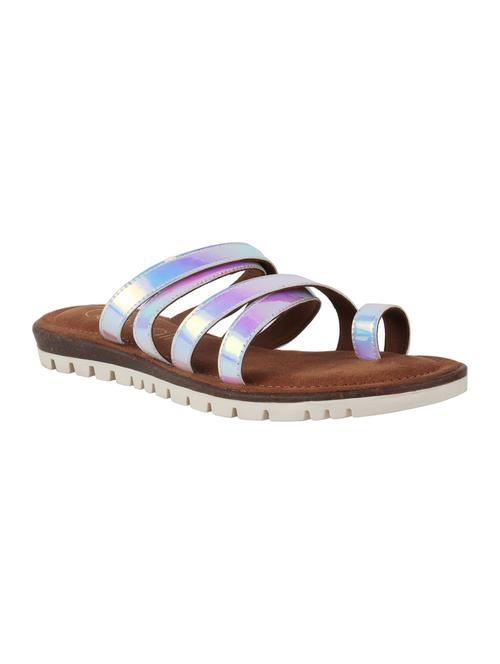 silver slip on sandal - 17735586 - Very Small Image - 1