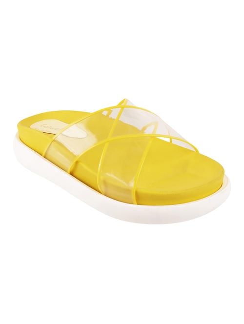yellow slip on sandal - 17735632 - Very Small Image - 1