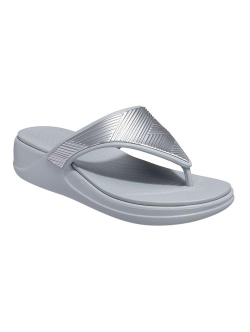 crocs monterey grey wedge for women's - 17737714 - Very Small Image - 1