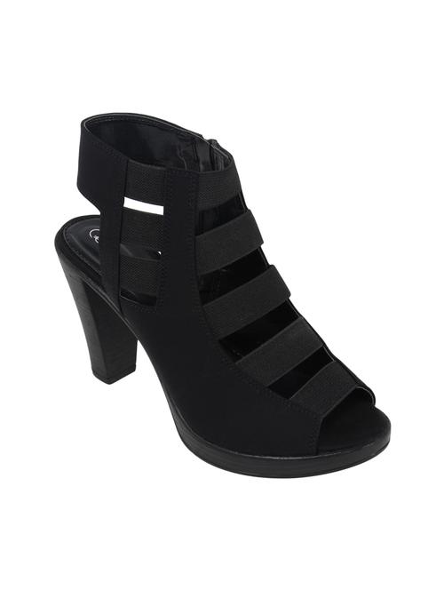 black synthetic mules sandals - 17738481 - Very Small Image - 1