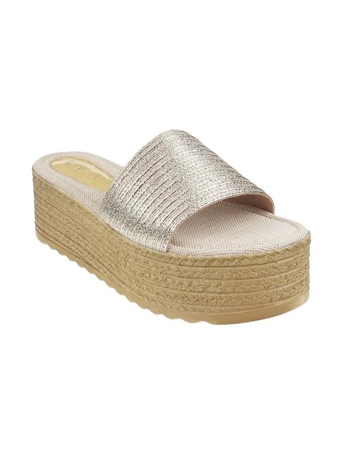 silver slip on sandal - 17738535 - Very Small Image - 1