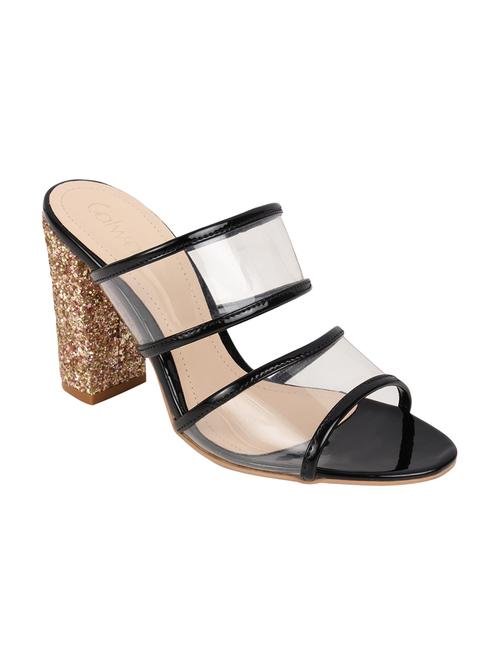 black suede slip on sandals - 17738563 - Very Small Image - 1