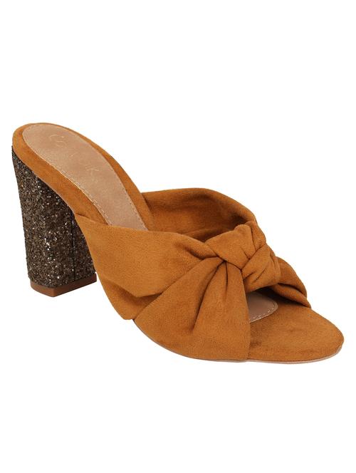 tan suede slip on sandals - 17738619 - Very Small Image - 1