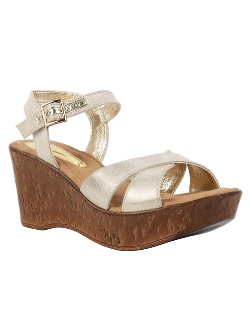 metallic criss cross sandals - 17738721 - Very Small Image - 1