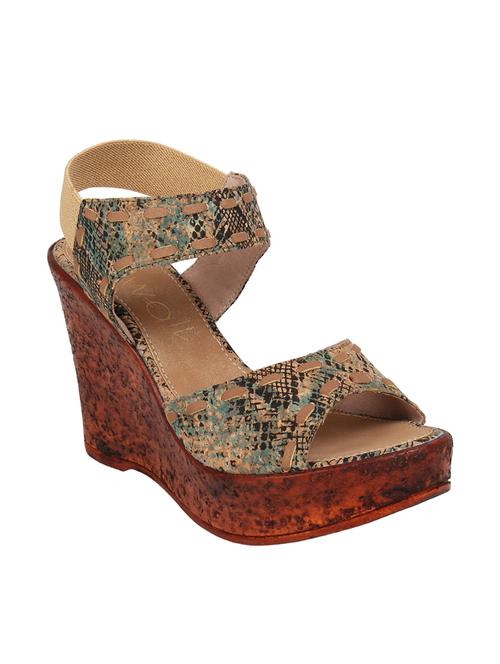 pure leather laser-cut sandals - 17738750 - Very Small Image - 1