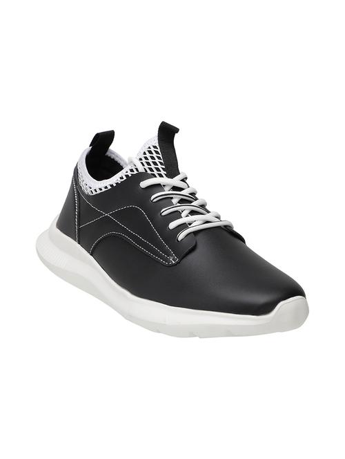black synthetic lace up shoes - 17740107 - Very Small Image - 1