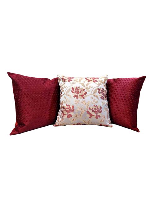 euphoric maroon cushion set of 3 - 17740313 - Very Small Image - 1