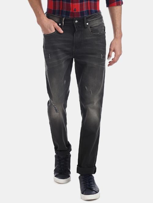 black stone washed jeans - 17742342 - Very Small Image - 1