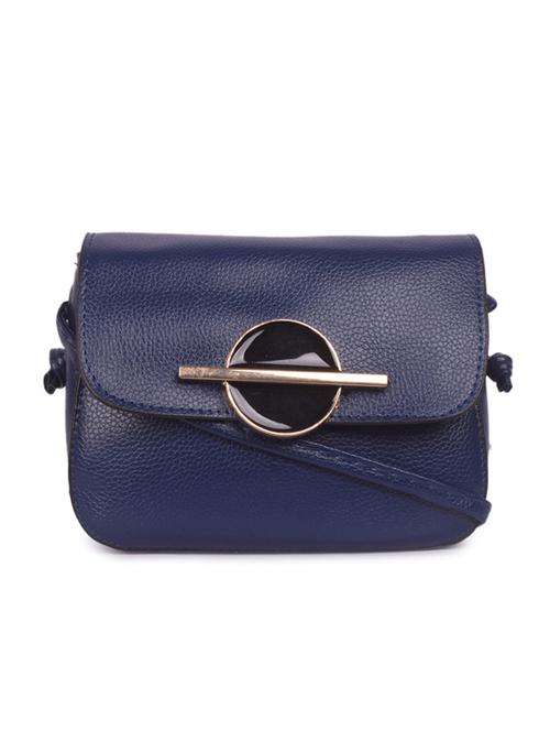 blue leatherette (pu) sling bag - 17742642 - Very Small Image - 1