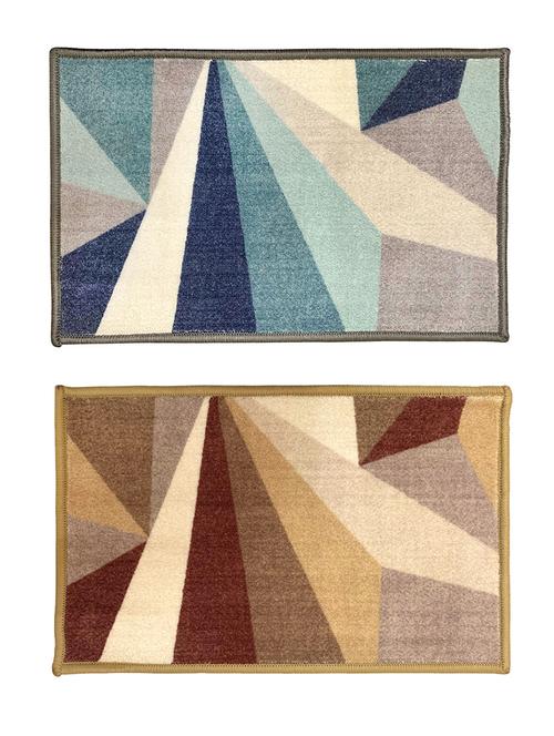 athom trendz premium anti slip printed doormat 37x57 cm combo pack - 17744145 - Very Small Image - 1