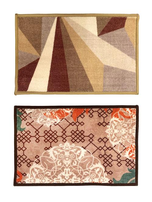 athom trendz premium anti slip printed doormat 37x57 cm combo pack - 17744151 - Very Small Image - 1