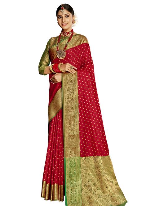 jacquard paithani saree - 17745402 - Very Small Image - 1