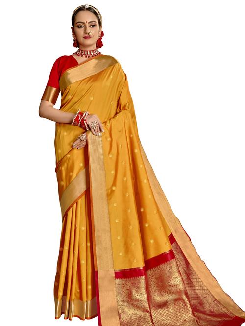 jacquard woven saree - 17745443 - Very Small Image - 1