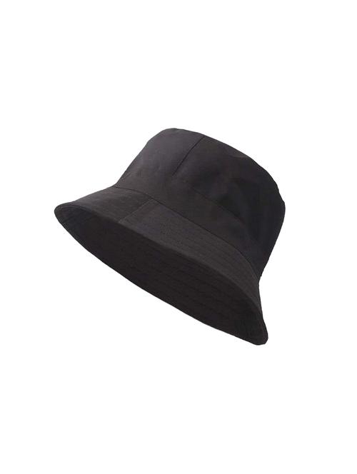 black solid bucket hat - 17745790 - Very Small Image - 1