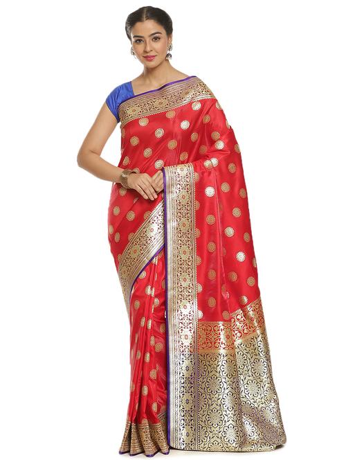 zari work banarasi saree - 17748185 - Very Small Image - 1