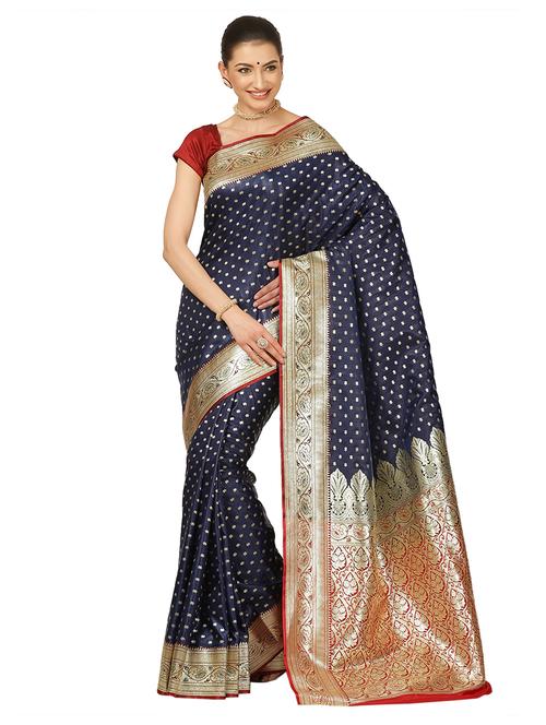 zari work banarasi saree - 17748367 - Very Small Image - 1