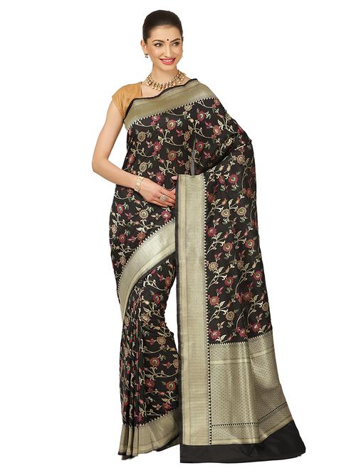 zari work banarasi saree - 17748375 - Very Small Image - 1