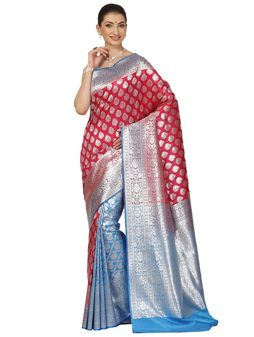 zari work banarasi saree - 17748502 - Very Small Image - 1