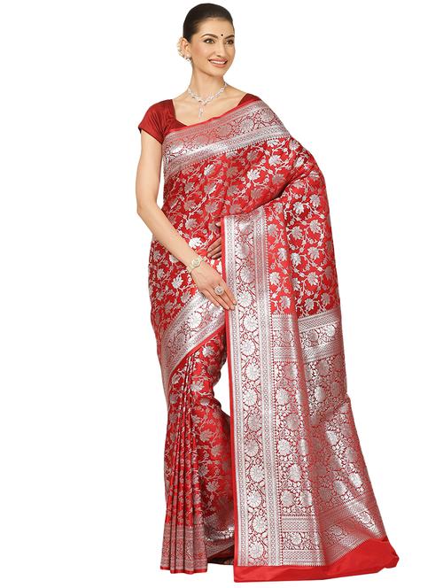 zari work banarasi saree - 17748518 - Very Small Image - 1