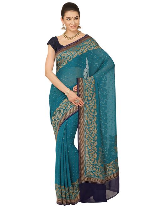 zari work banarasi saree - 17748536 - Very Small Image - 1