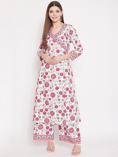 floral printed a-line kurta - 17748772 - Very Small Image - 1