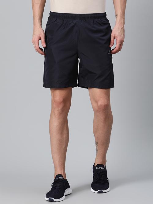 navy blue solid shorts - 17749554 - Very Small Image - 1