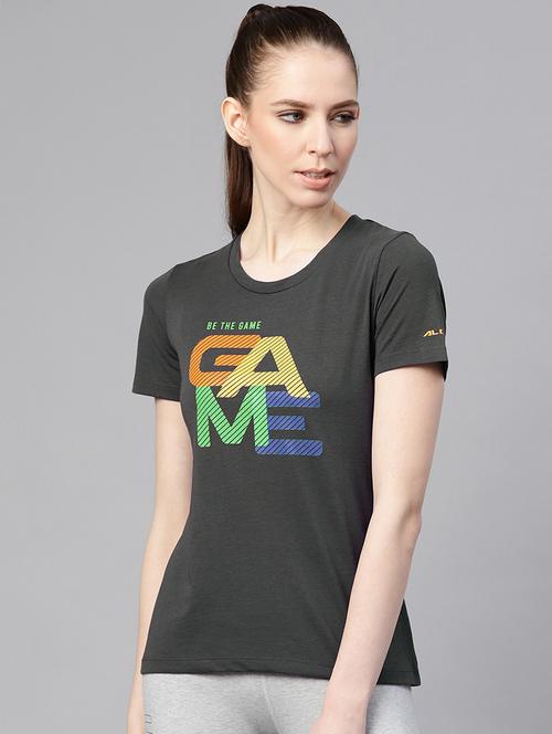 round neck printed tee - 17749854 - Very Small Image - 1