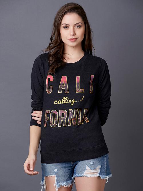round neck regular sweatshirt - 17749972 - Very Small Image - 1