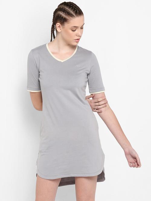 v neck t-shirt dress - 17750684 - Very Small Image - 1