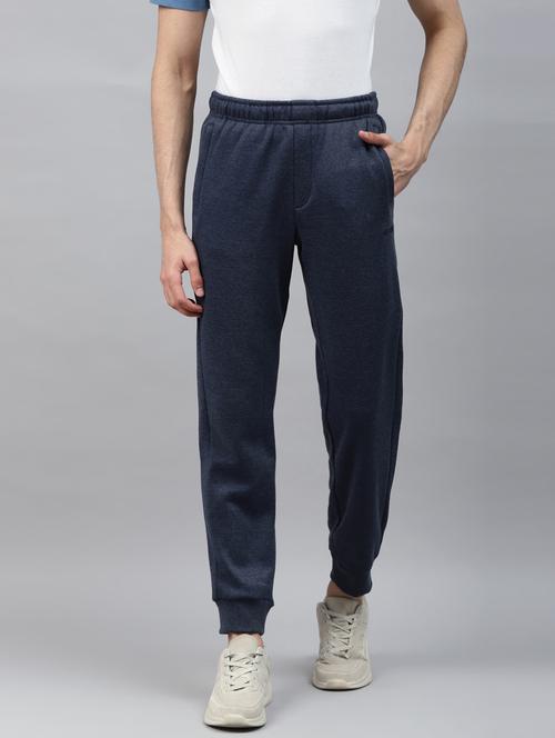 navy blue solid joggers - 17750855 - Very Small Image - 1