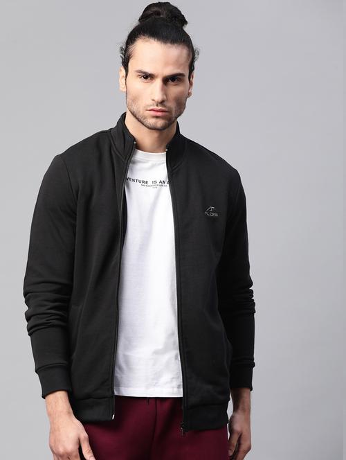 black solid sweatshirt - 17750883 - Very Small Image - 1