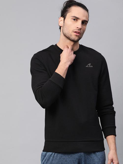 black solid sweatshirt - 17750884 - Very Small Image - 1