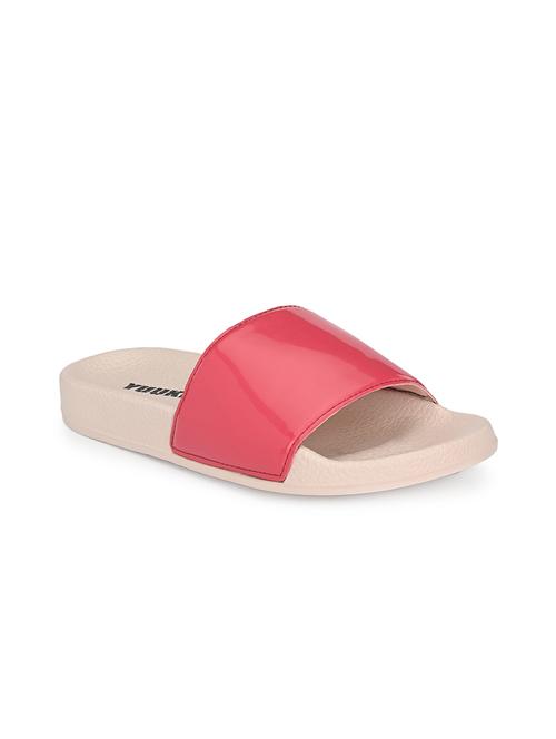 pink mesh slides flip flops - 17750927 - Very Small Image - 1