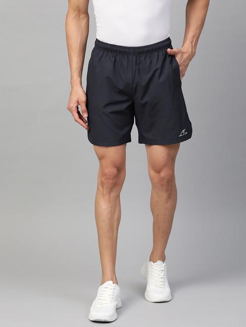 navy blue printed shorts - 17751775 - Very Small Image - 1