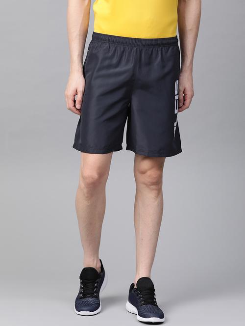 navy blue printed shorts - 17751781 - Very Small Image - 1