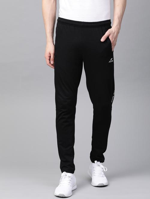 black side taped full length track pant - 17751806 - Very Small Image - 1
