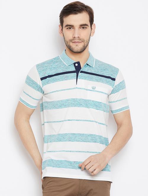 white striped polo t-shirt - 17751888 - Very Small Image - 1