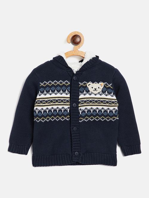 navy blue wool sweater - 17752132 - Very Small Image - 1