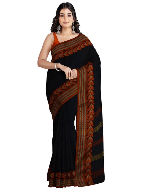 zari work handloom saree with blouse - 17752279 - Very Small Image - 1
