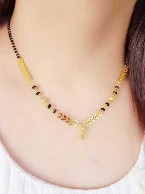 this mangalsutra is plated with gold - 17752564 - Very Small Image - 1