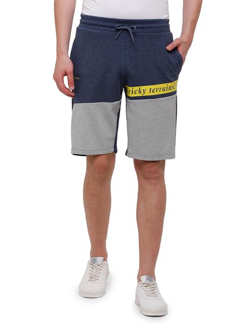 blue color block short - 17753035 - Very Small Image - 1