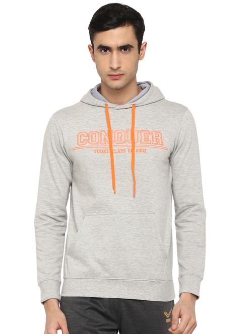 grey chest printed sweatshirt - 17754593 - Very Small Image - 1