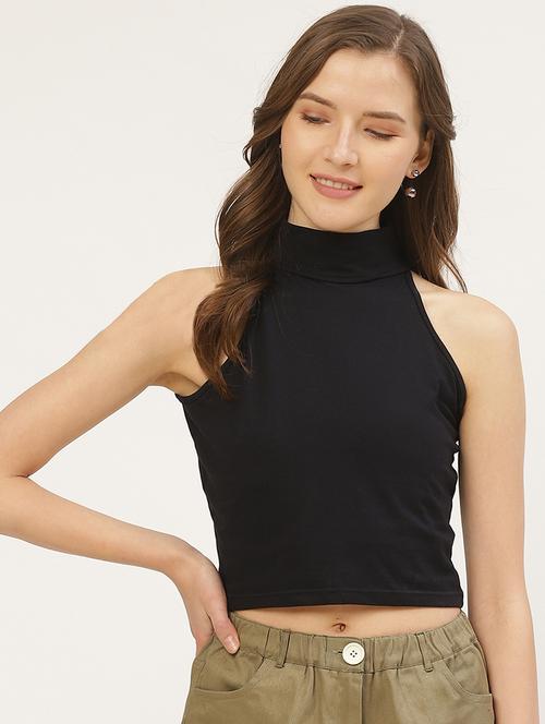 halter neck crop top - 17754731 - Very Small Image - 1