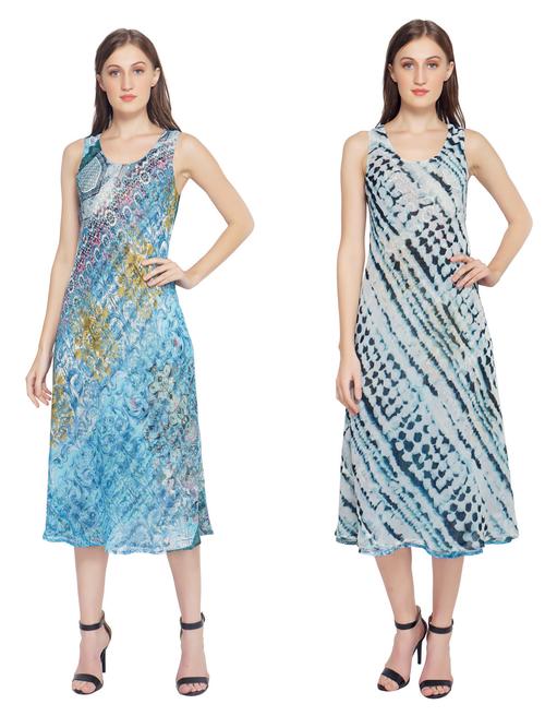 turquoise reversible dress - 17755772 - Very Small Image - 1