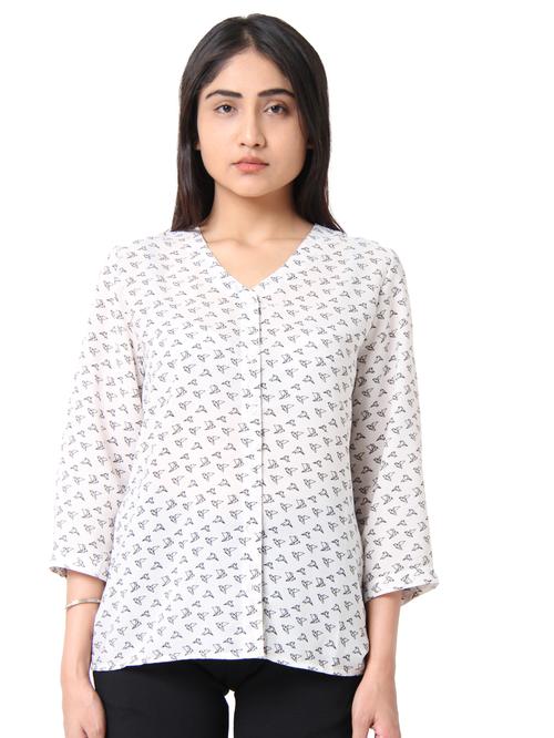 origami bird printed shirt - 17755854 - Very Small Image - 1